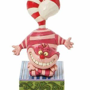 Jim Shore Disney Traditions Cheshire Candy Cane Tail Enesco NEW in BOX